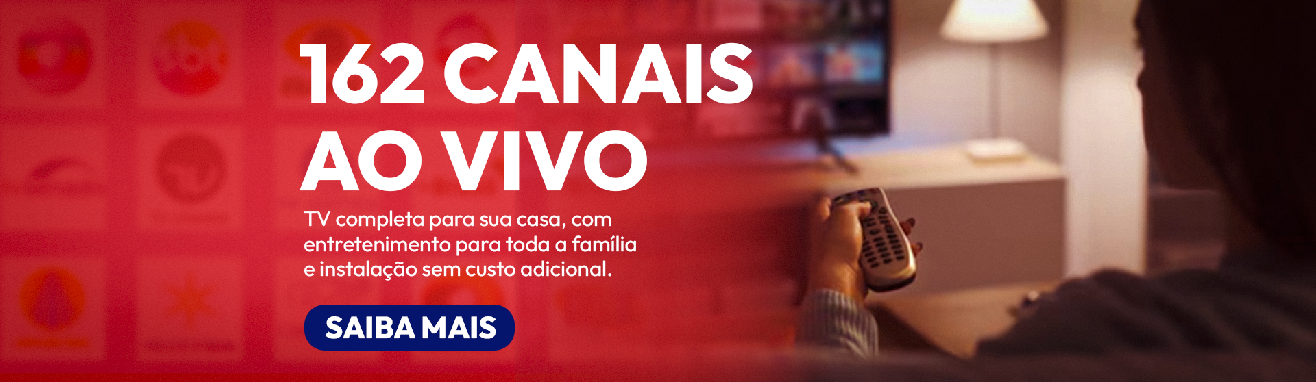 Uau Telecom - 162 canais ao vivo